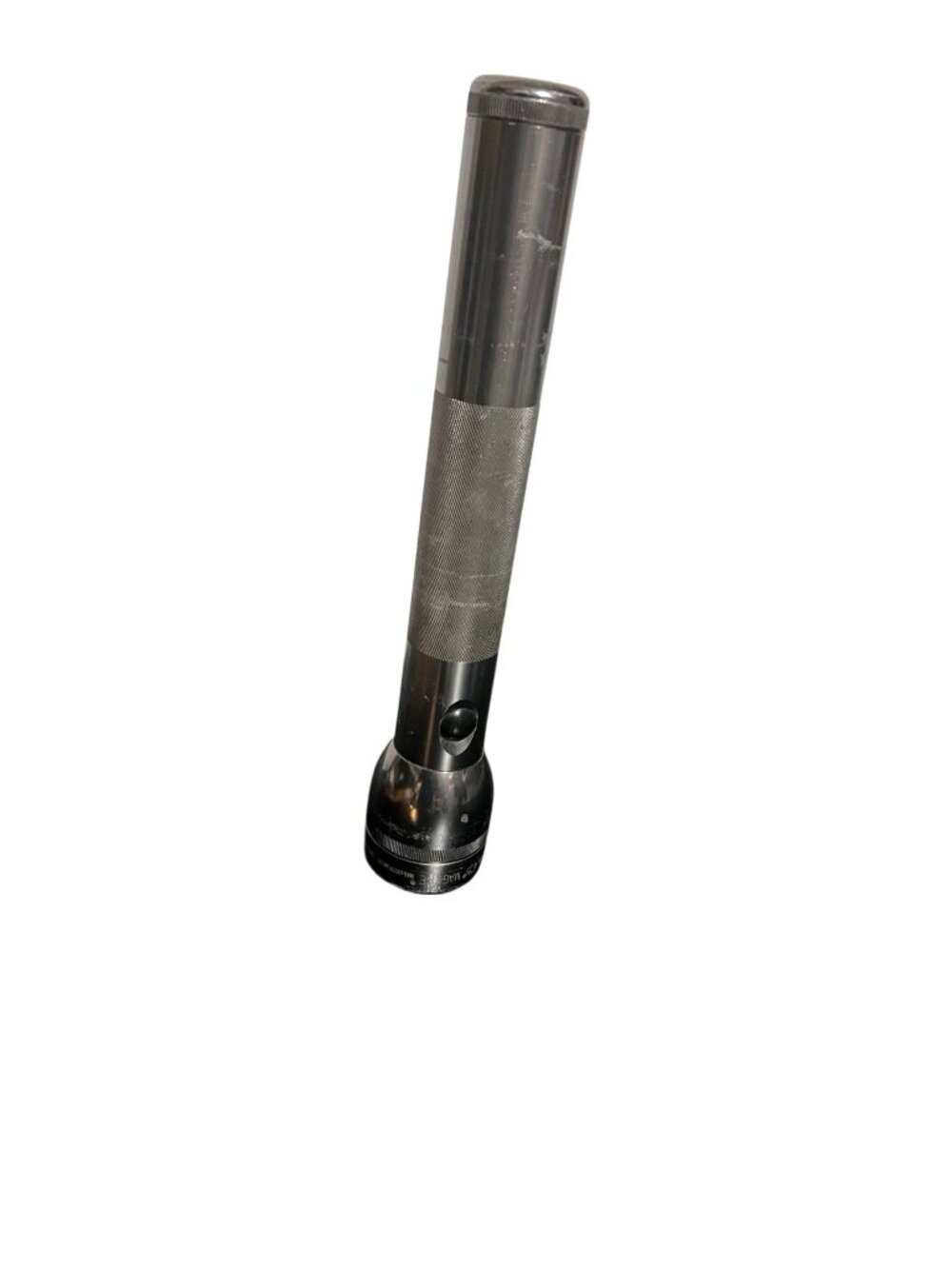 MAG LITE 3D CELL BATTERIES FLASHLIGHT 12 1/2 INCHES ORIGINAL VINTAGE SILVER ( Pr